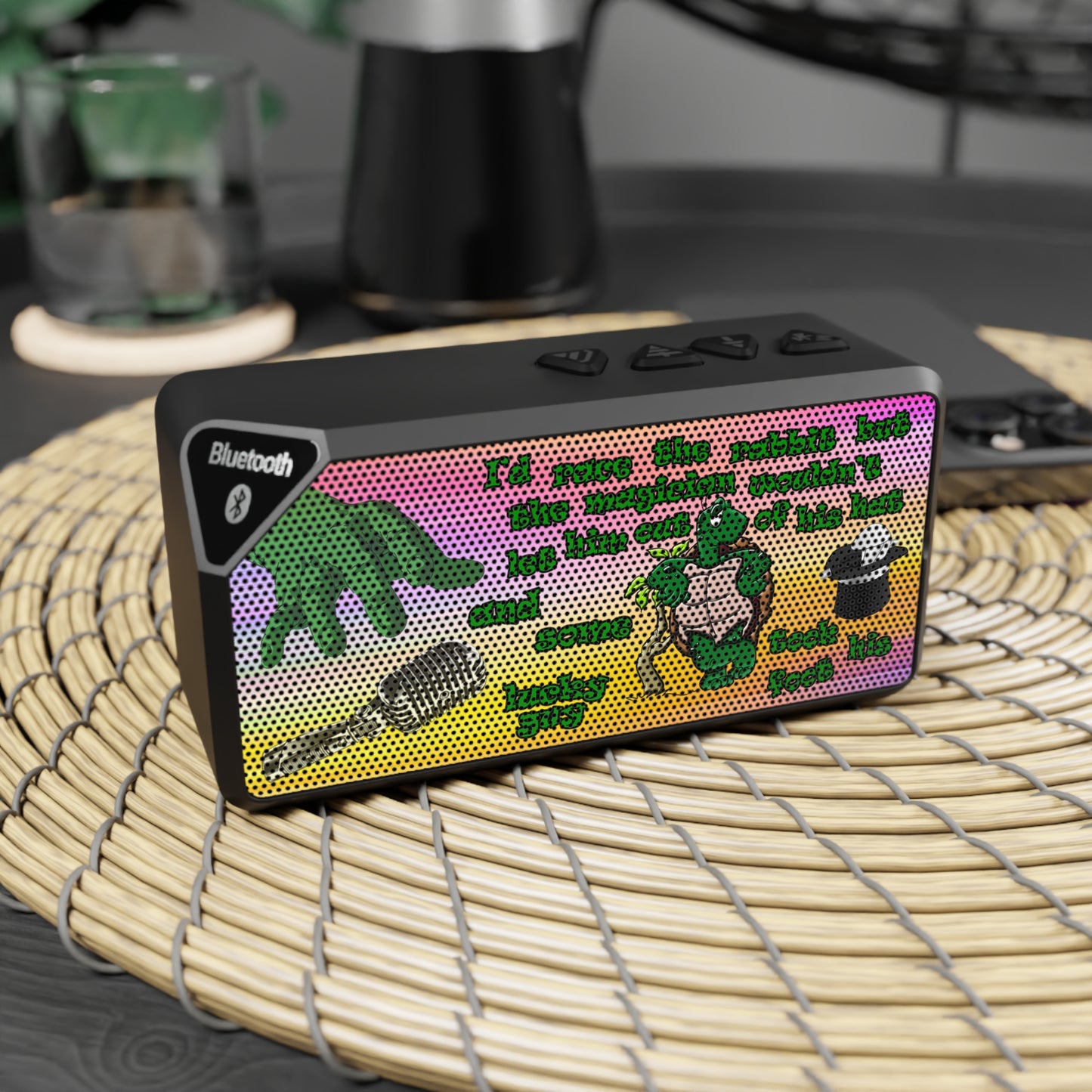 turtle race - Jabba Bluetooth Speaker (color blur)