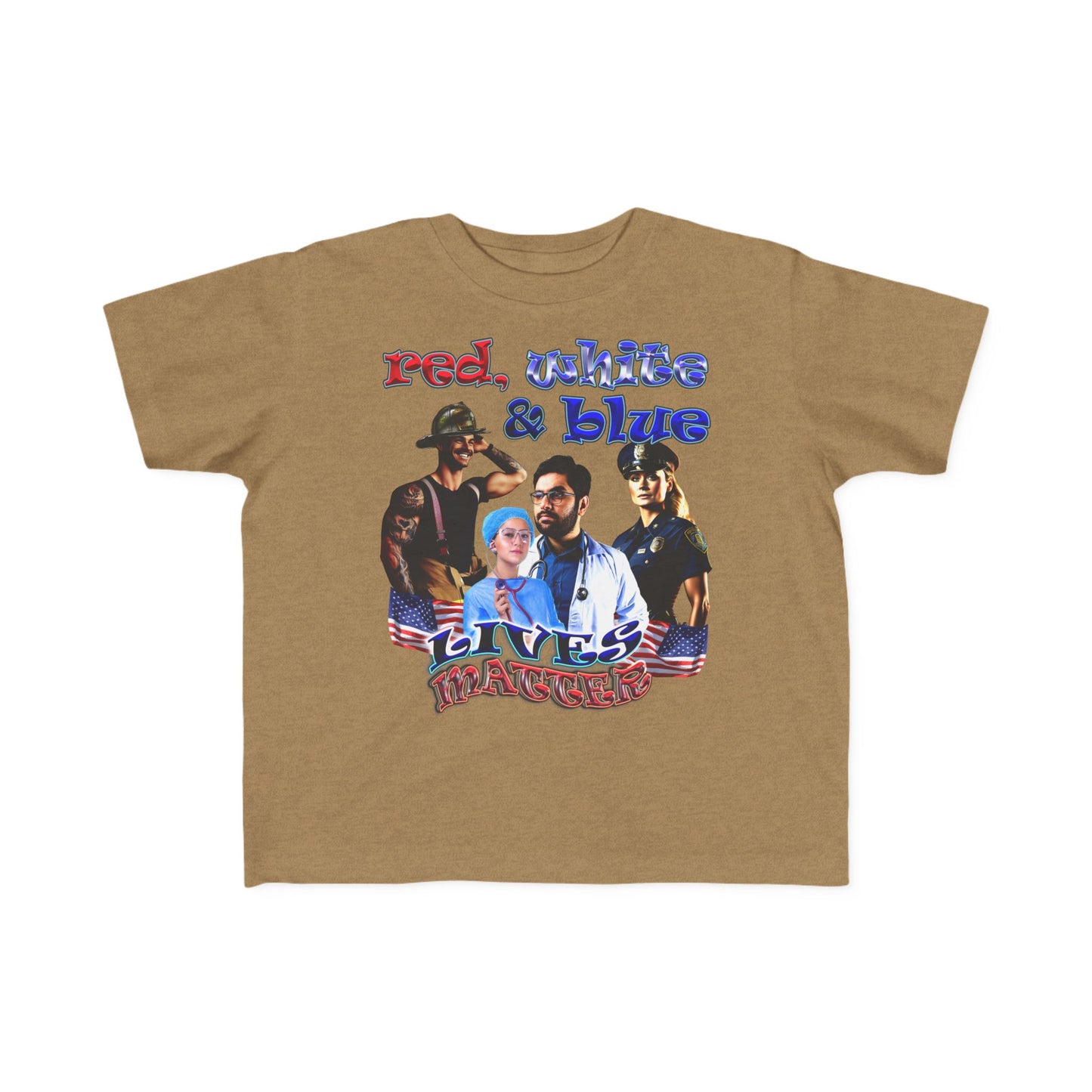 rw&b lives matter - Toddler's Fine Jersey Tee