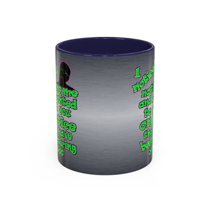 noticed you noticing - Accent Mug (brushed nickel)