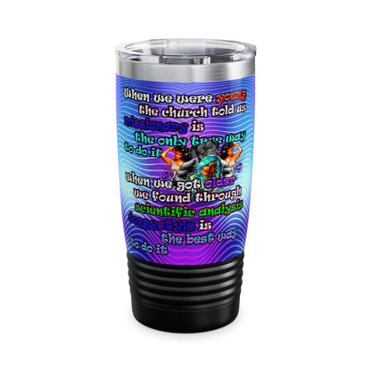 doggystyle - Ringneck Tumbler, 20oz (purple wave)