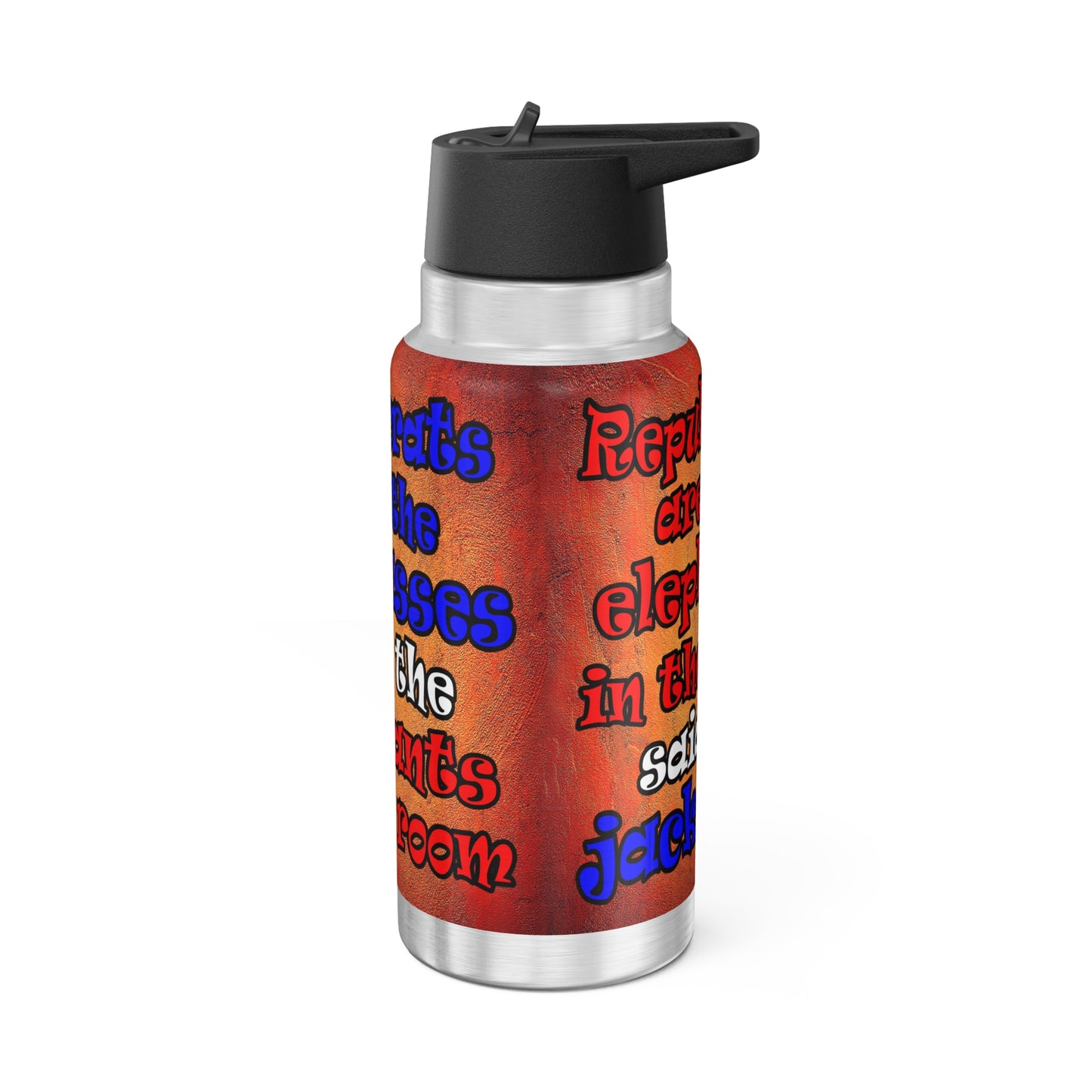 donkeys and elephants - Gator Tumbler, 32oz  (burnt orange)