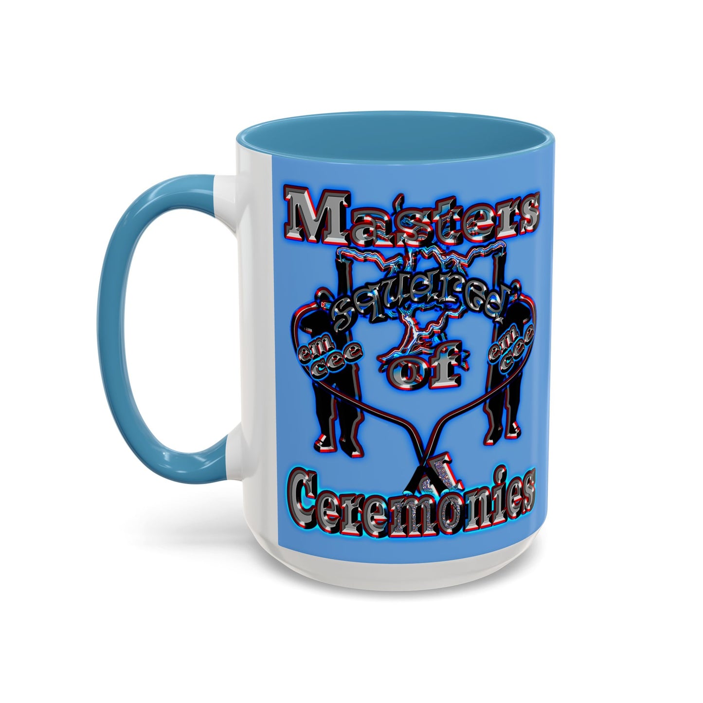 em cee squared - Accent Mug (light blue)