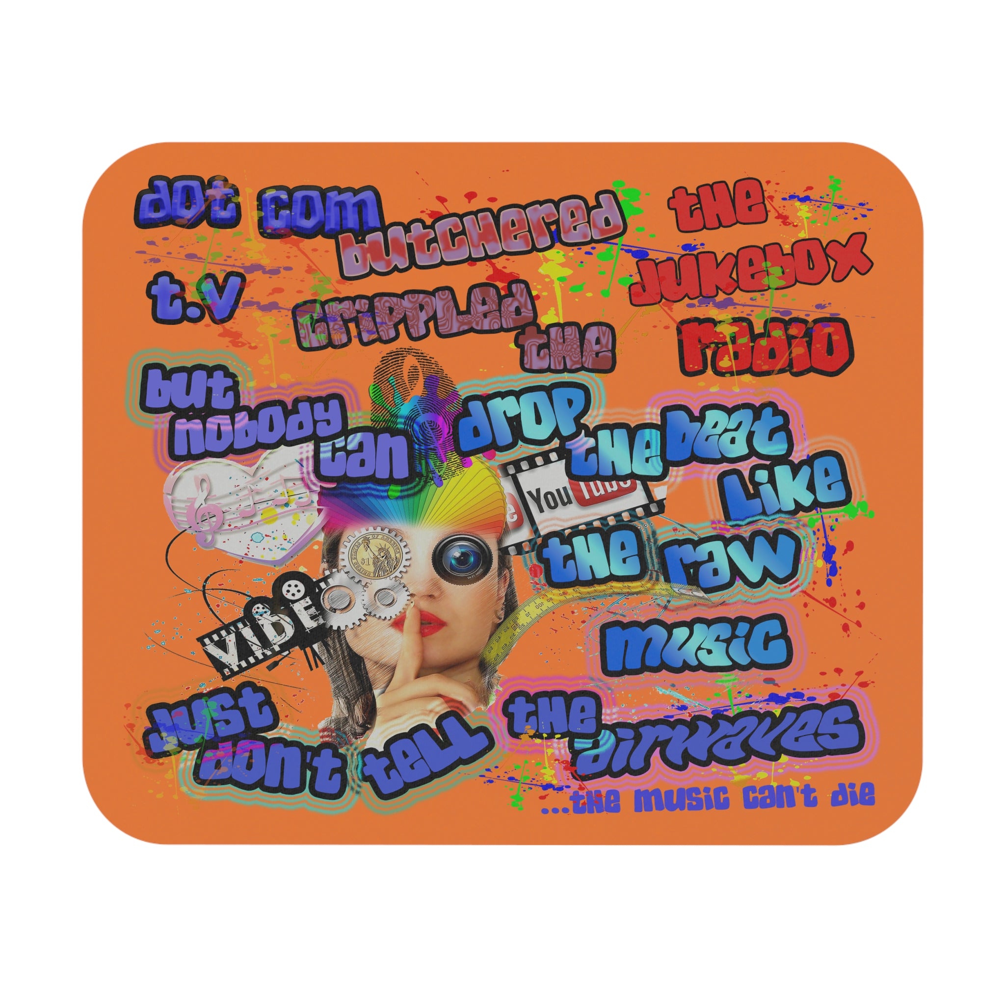 drop the beat - Mouse Pad (Rectangle) (crusta)