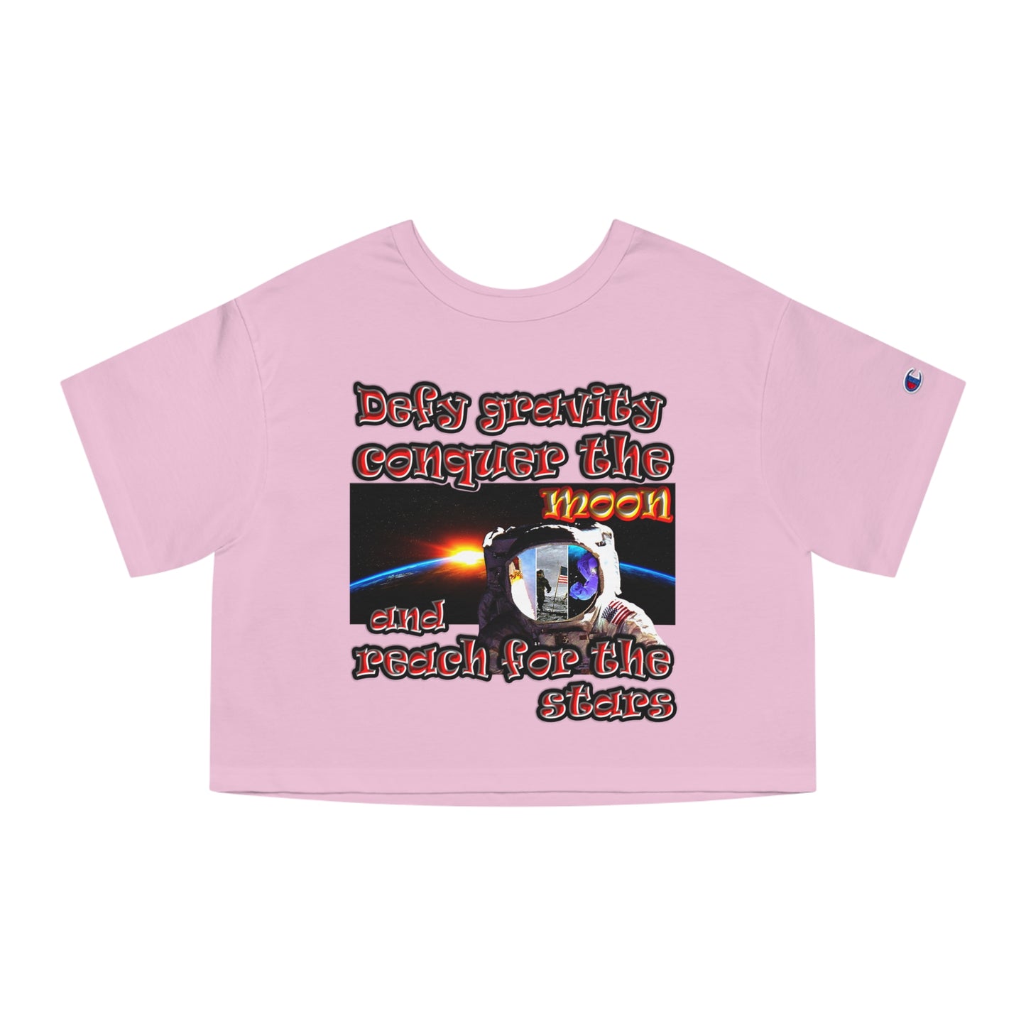 defy conquer reach - Champion Women's Heritage Cropped T-Shirt