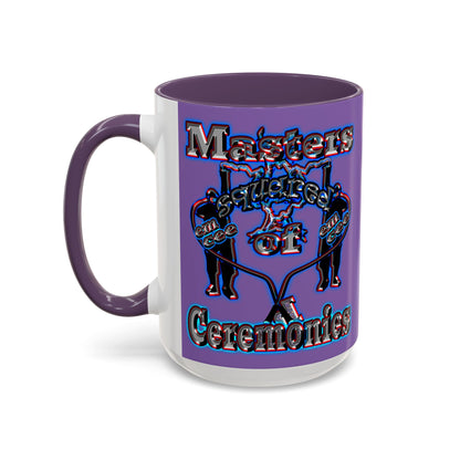 em cee squared - Accent Mug (light purple)