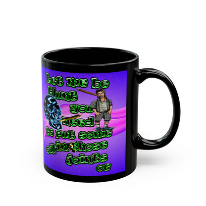 og - Black Mug (purple-pink wave)