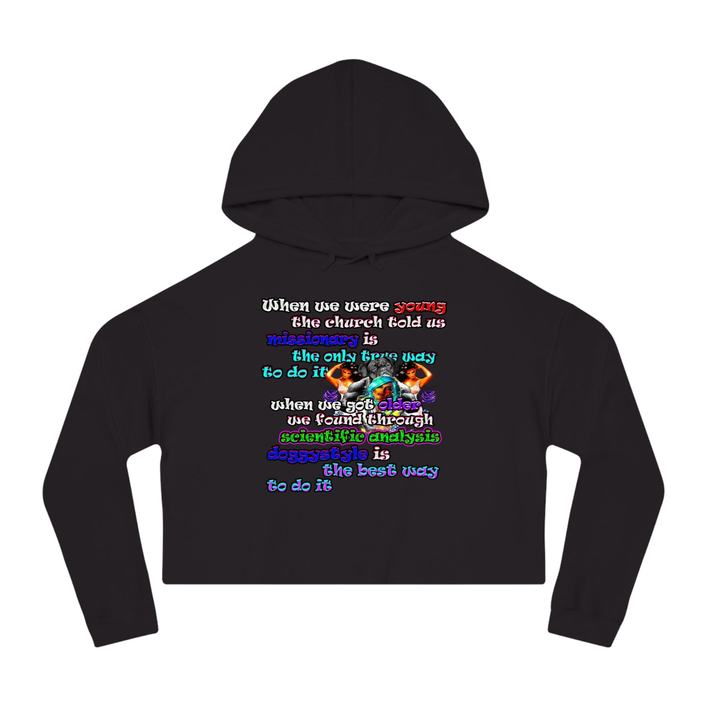doggystyle - Women’s Cropped Hooded Sweatshirt