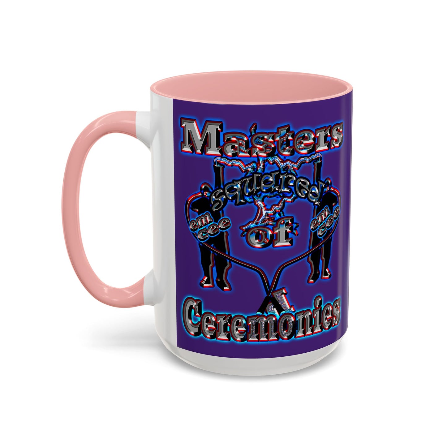 em cee squared - Accent Mug (purple)
