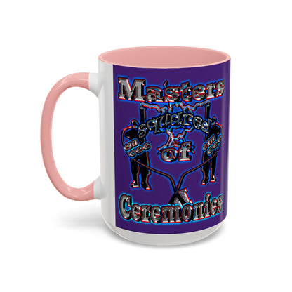 em cee squared - Accent Mug (purple)