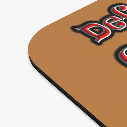 defy conquer reach - Mouse Pad (Rectangle) (light brown)