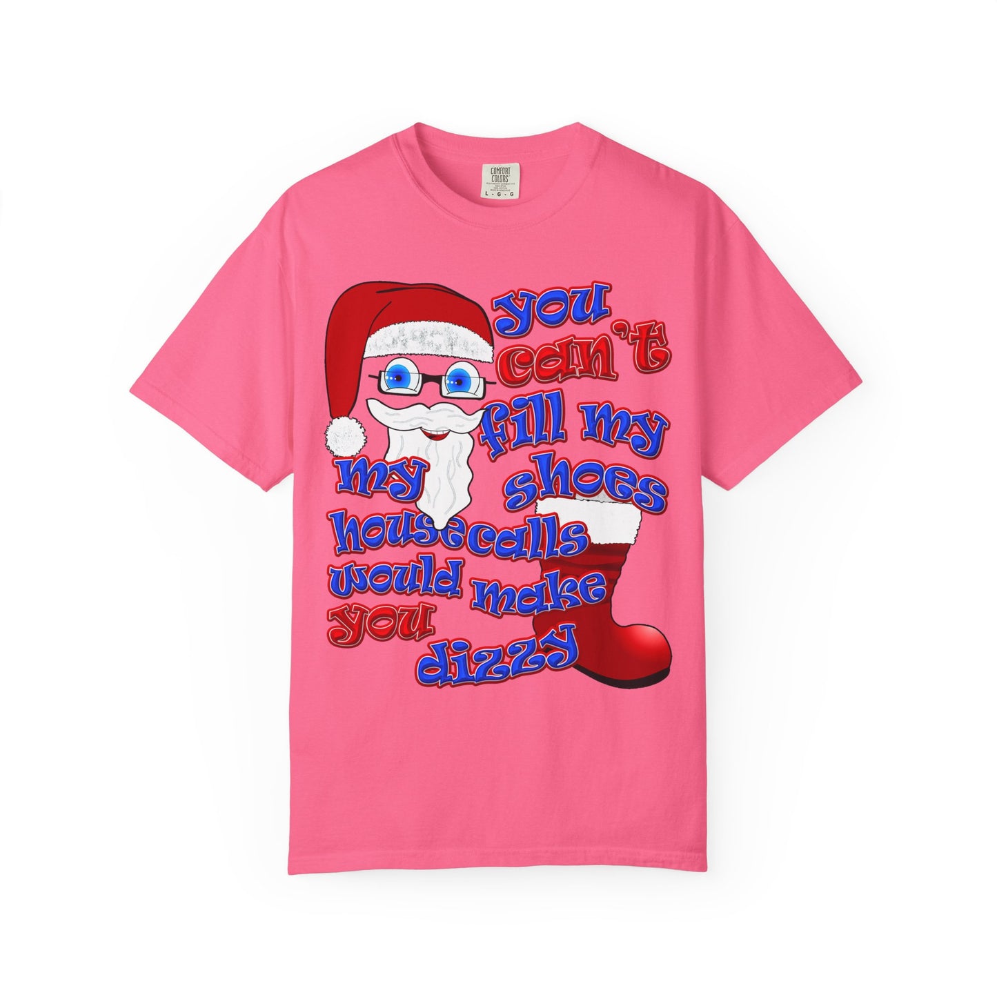 santa's shoes - Unisex Garment-Dyed T-shirt