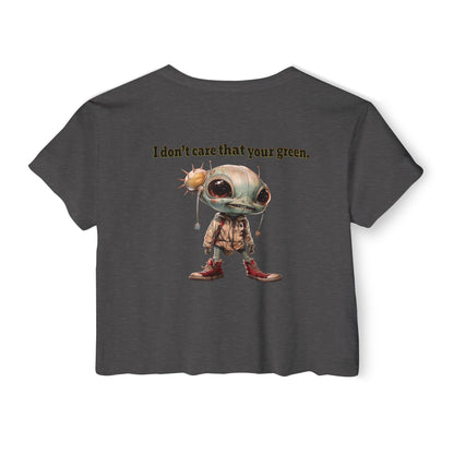 I don't care that your grey - Women's Festival Crop Top