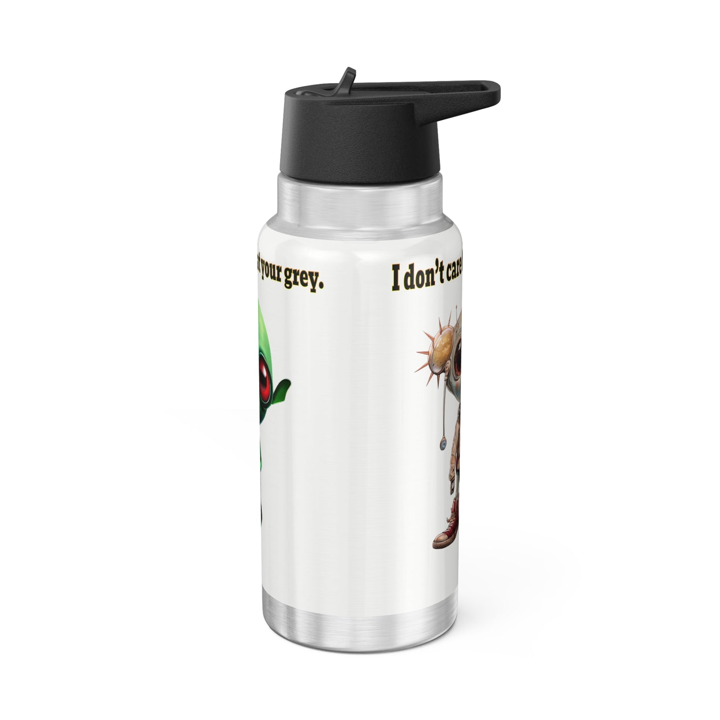 I don't care that your grey - Gator Tumbler, 32oz (white)