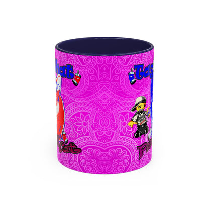 tag that - Accent Mug (pink swirl)