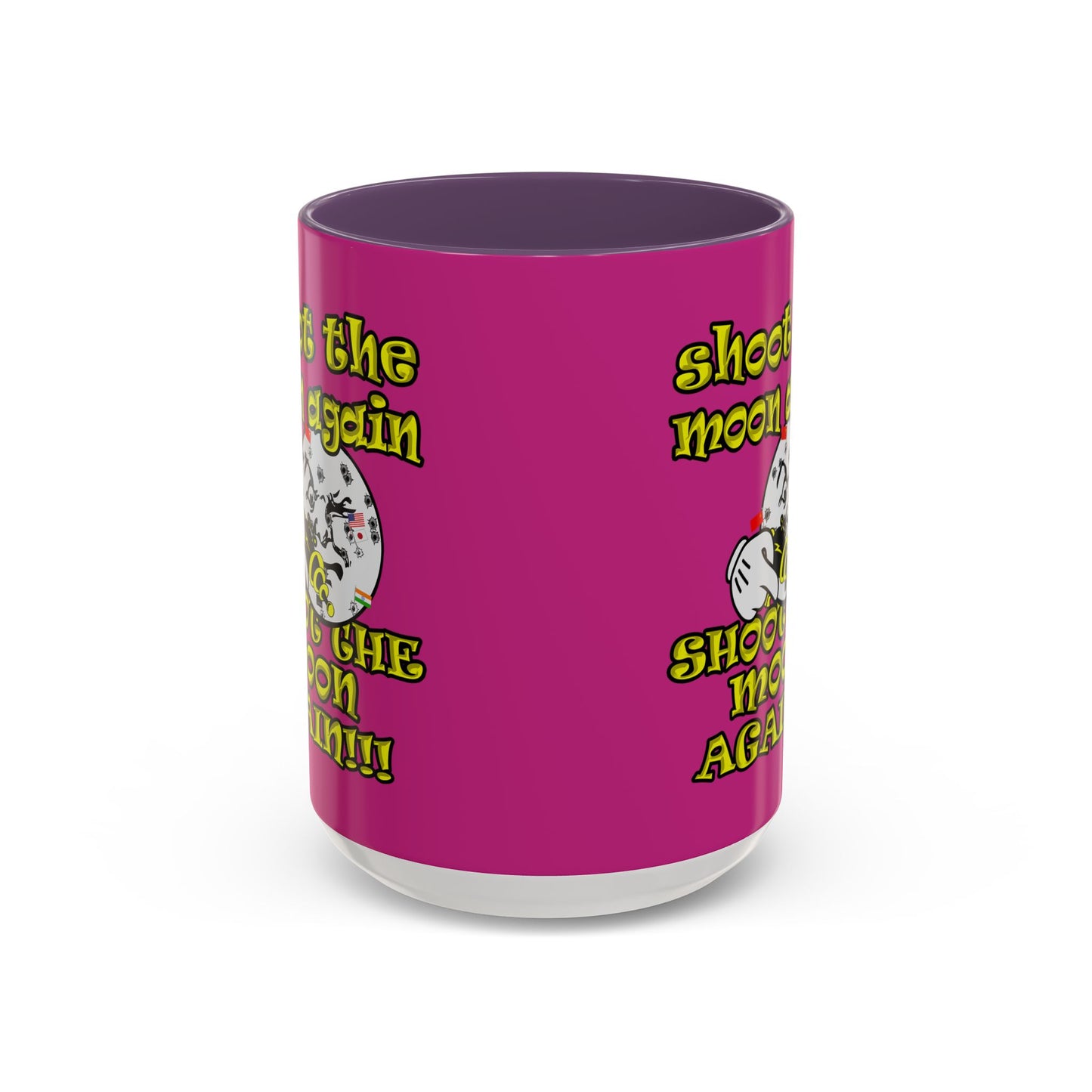 shoot the moon again - Accent Mug (pink)
