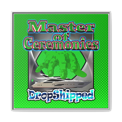 logo - framed canvas art (logo green)