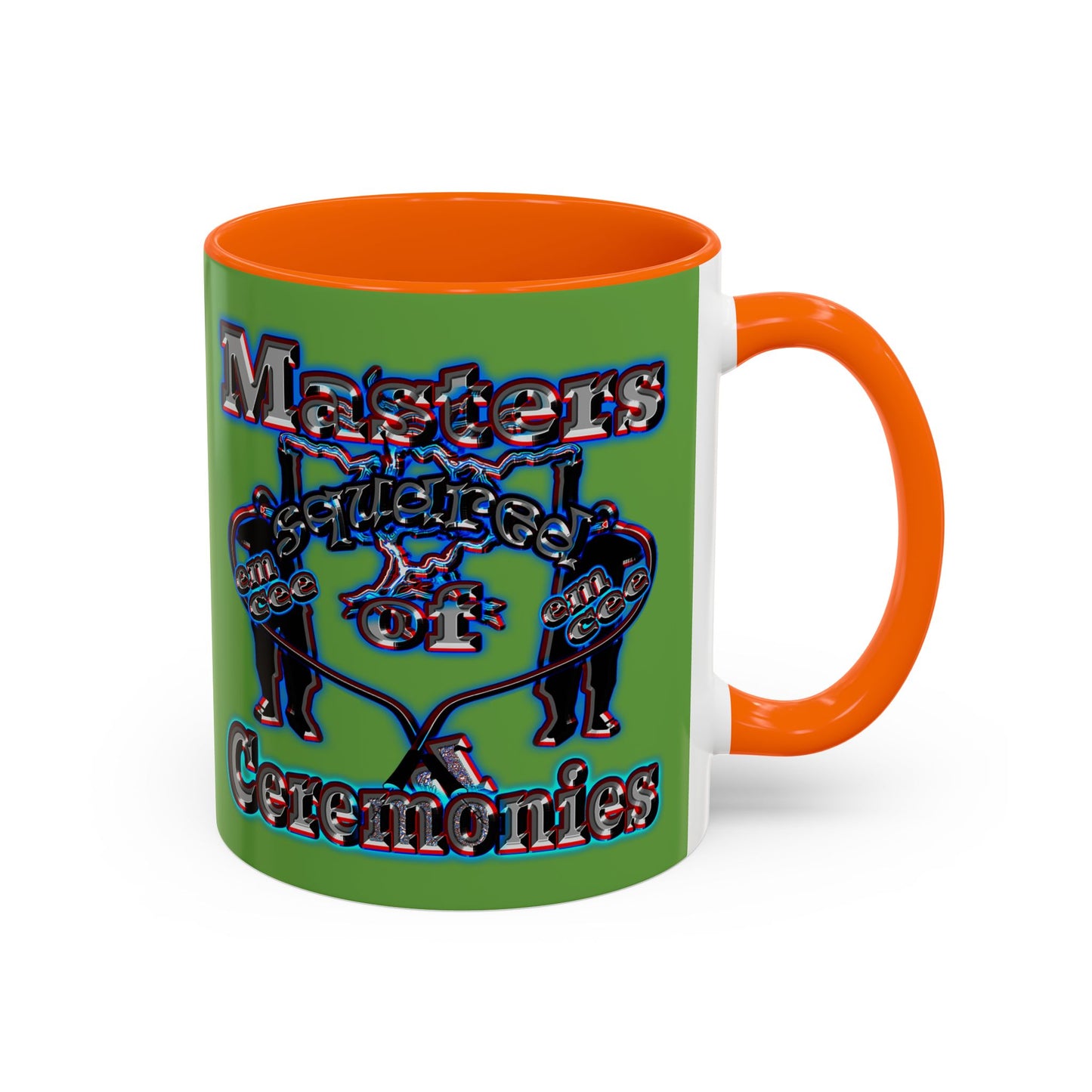 em cee squared - Accent Mug (green)