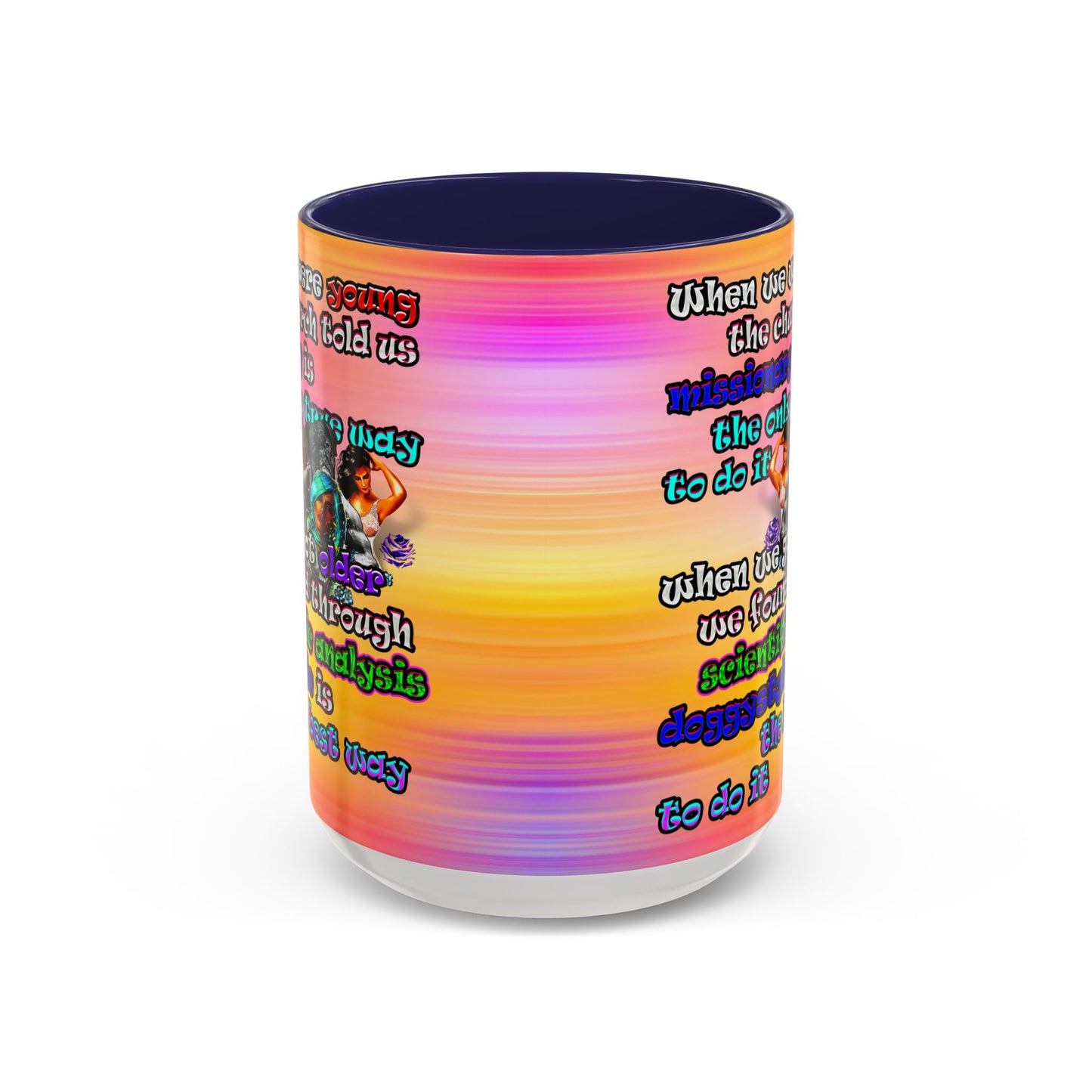doggystyle - Accent Mug (color blur)