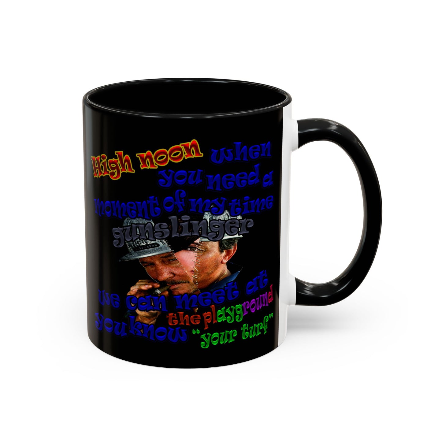 high noon - Accent Mug (black)