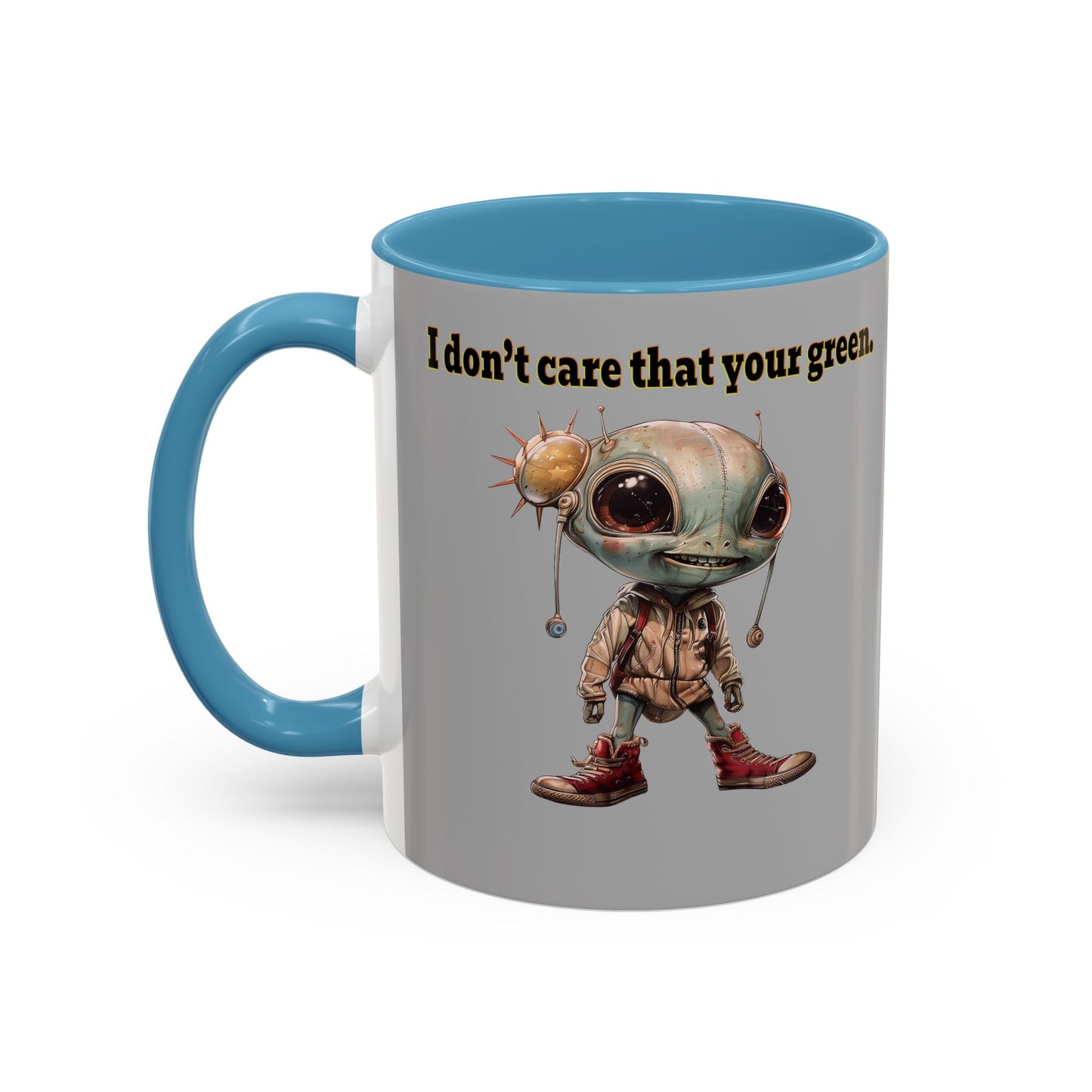 I don't care that your grey - Accent Mug (light grey)
