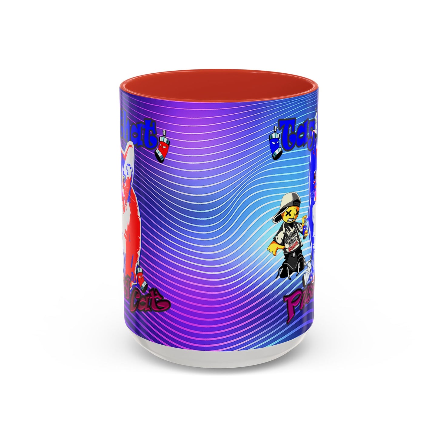 tag that - Accent Mug (purple wave)