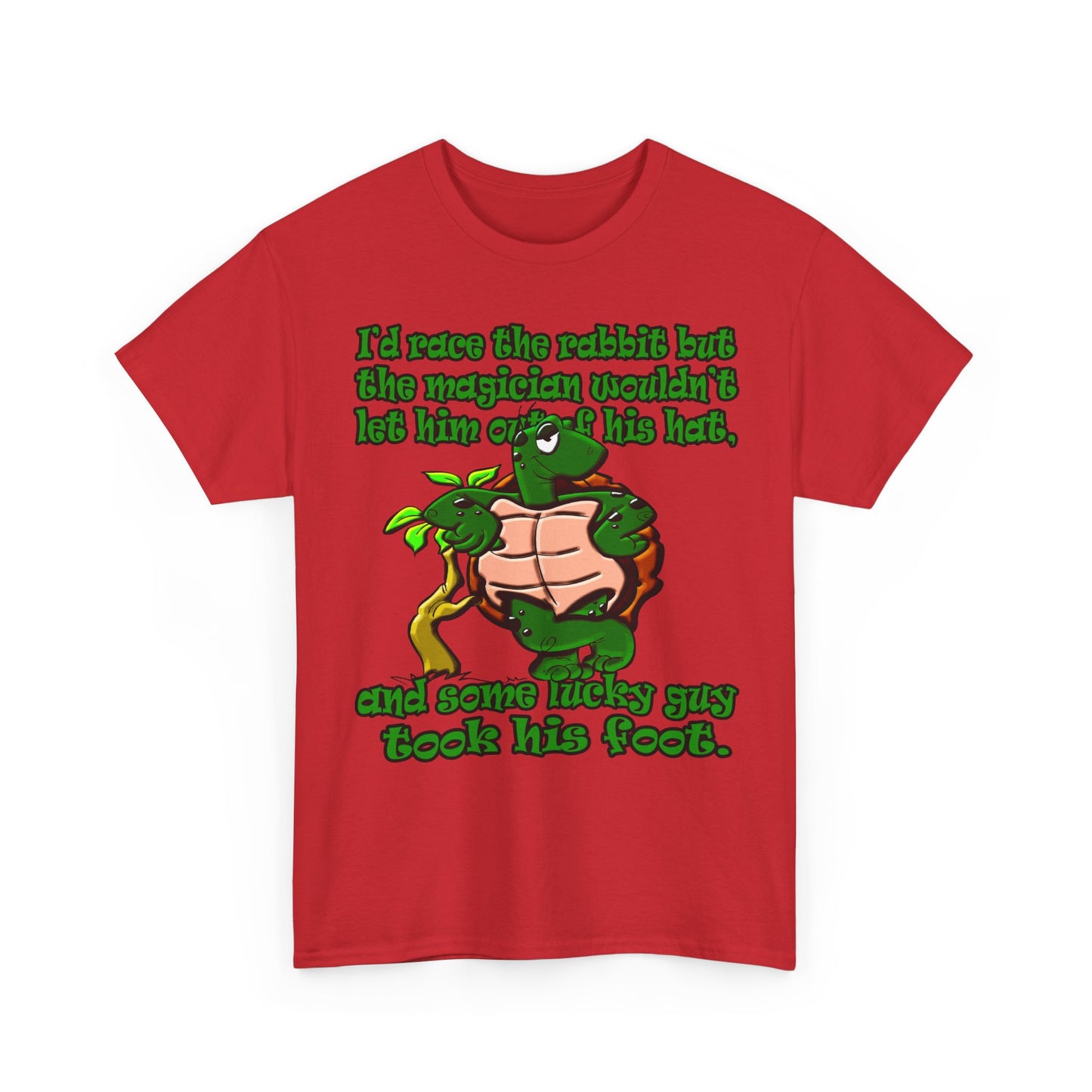 turtle race - Unisex Heavy Cotton Tee