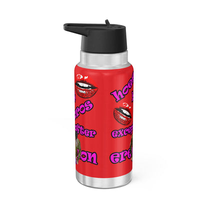 hoes b4 bros - Gator Tumbler, 32oz (red)