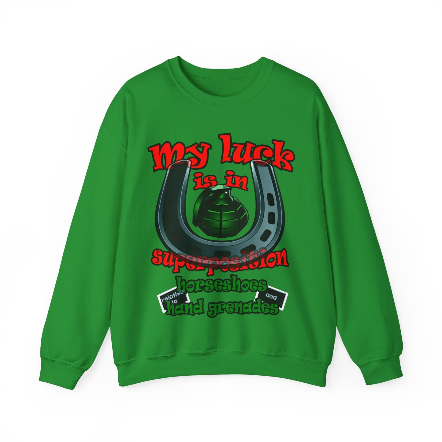 my luck - Unisex Heavy Blend™ Crewneck Sweatshirt