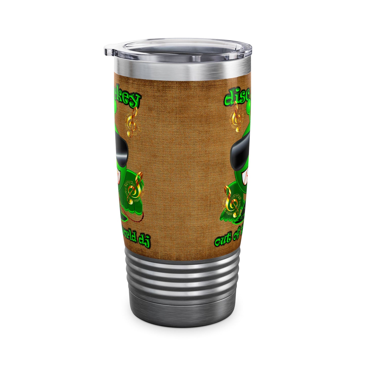 disc jockey - Ringneck Tumbler, 20oz (brown papyrus)