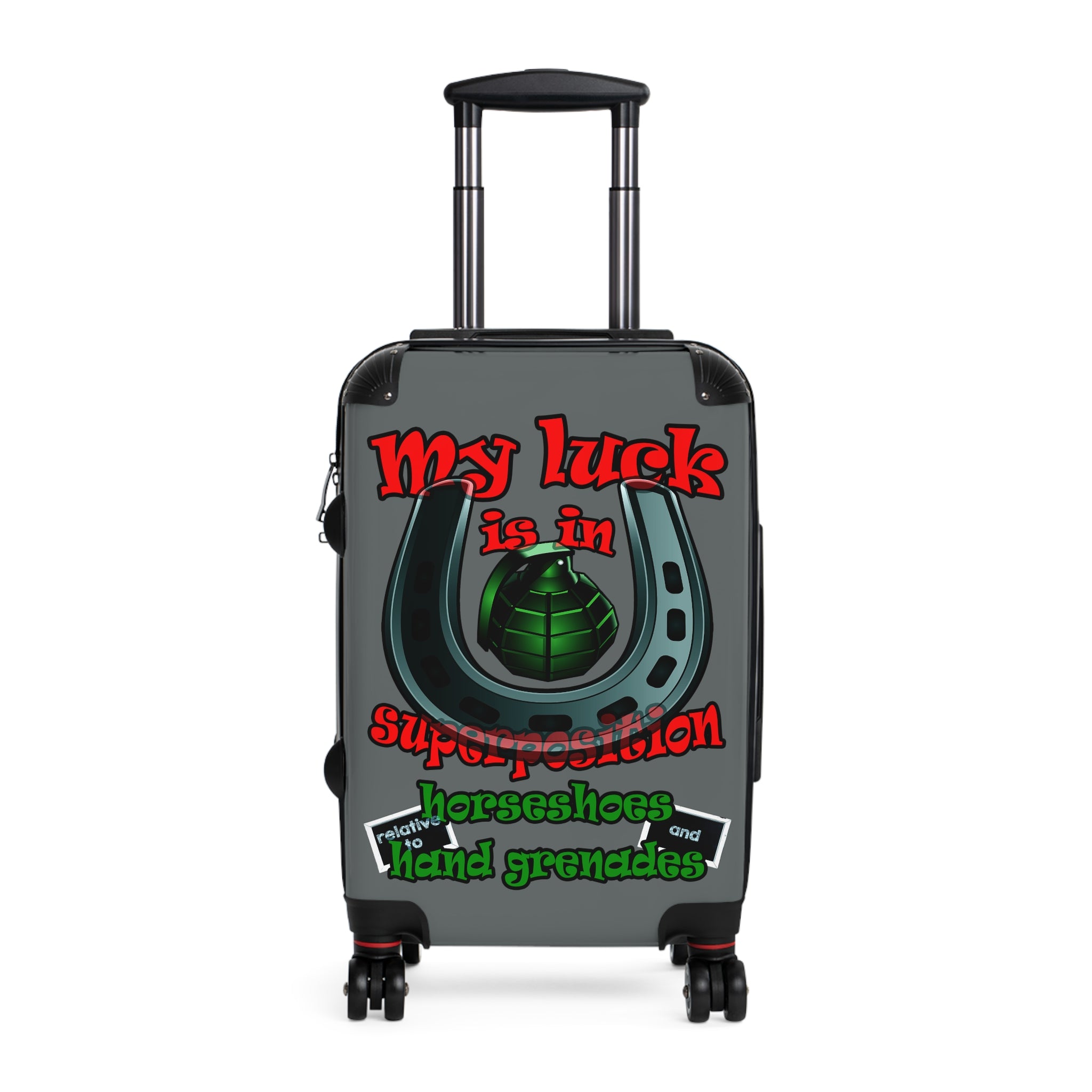 my luck - Suitcase (dark grey)