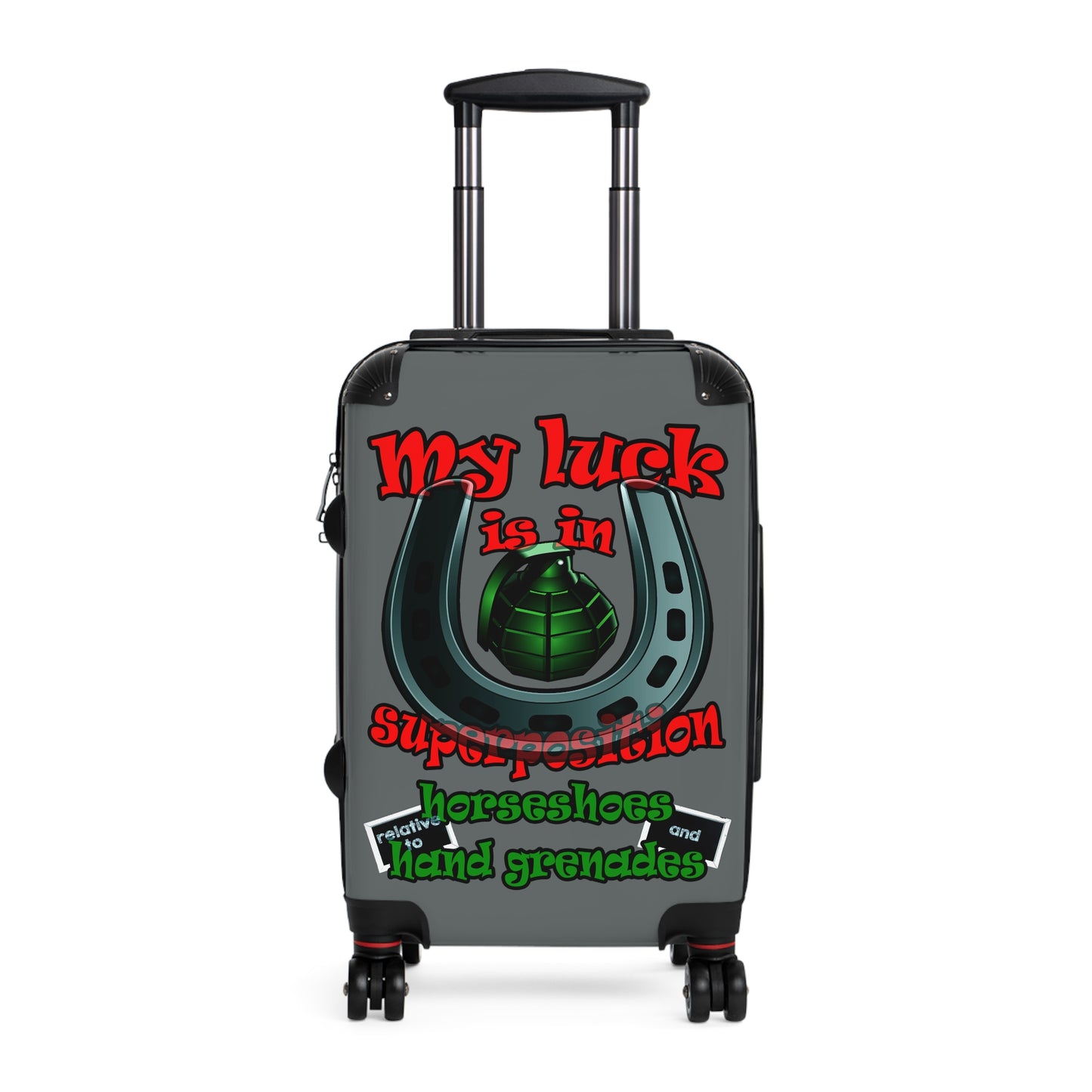 my luck - Suitcase (dark grey)