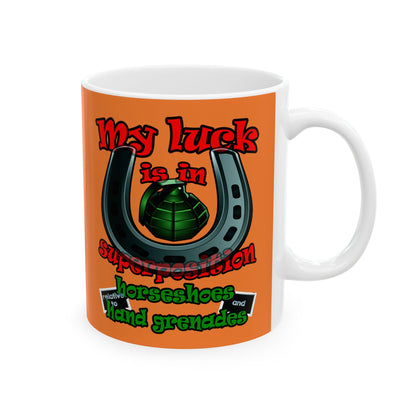 my luck - White Mug (crusta)