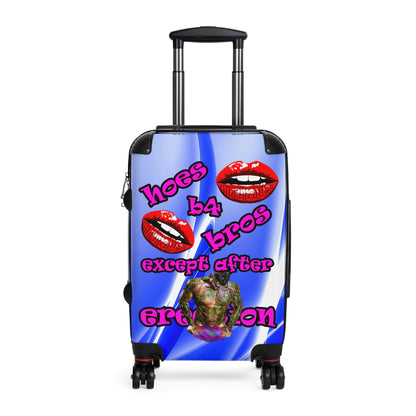 hoes b4 bros - Suitcase (blue-white wave)