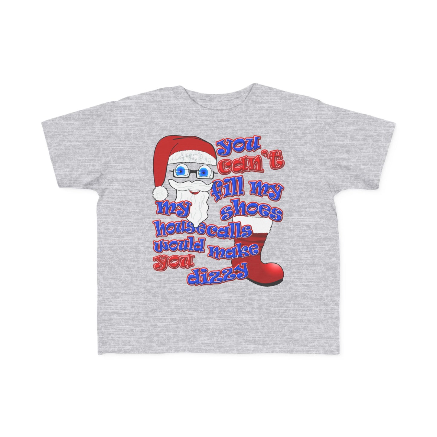 santa's shoes - Toddler's Fine Jersey Tee