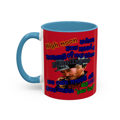 high noon - Accent Mug (dark red)