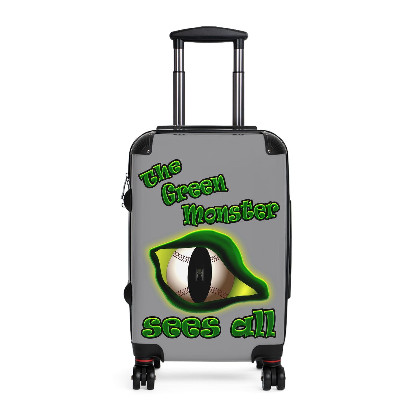 green monster - Suitcase (grey)