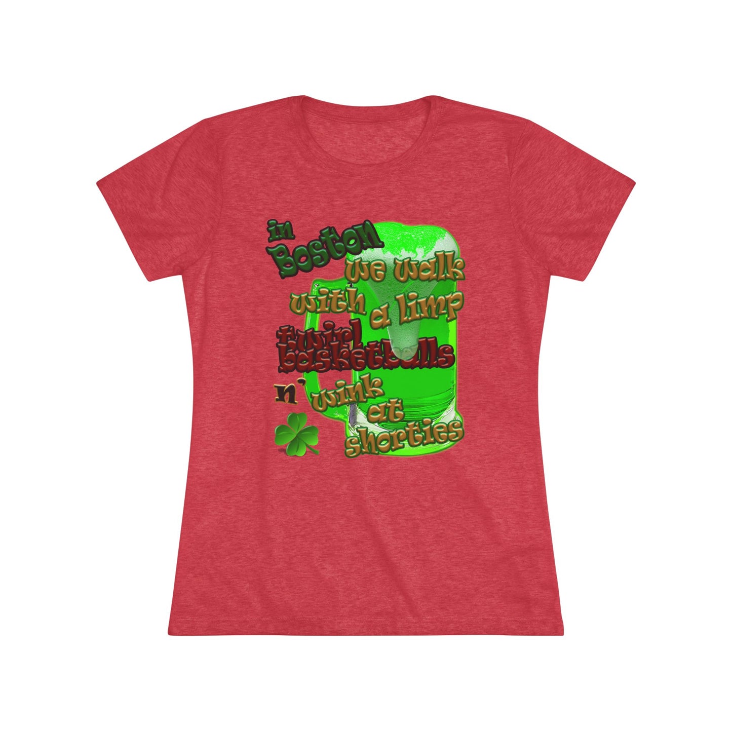 celtics logo - Women's Triblend Tee
