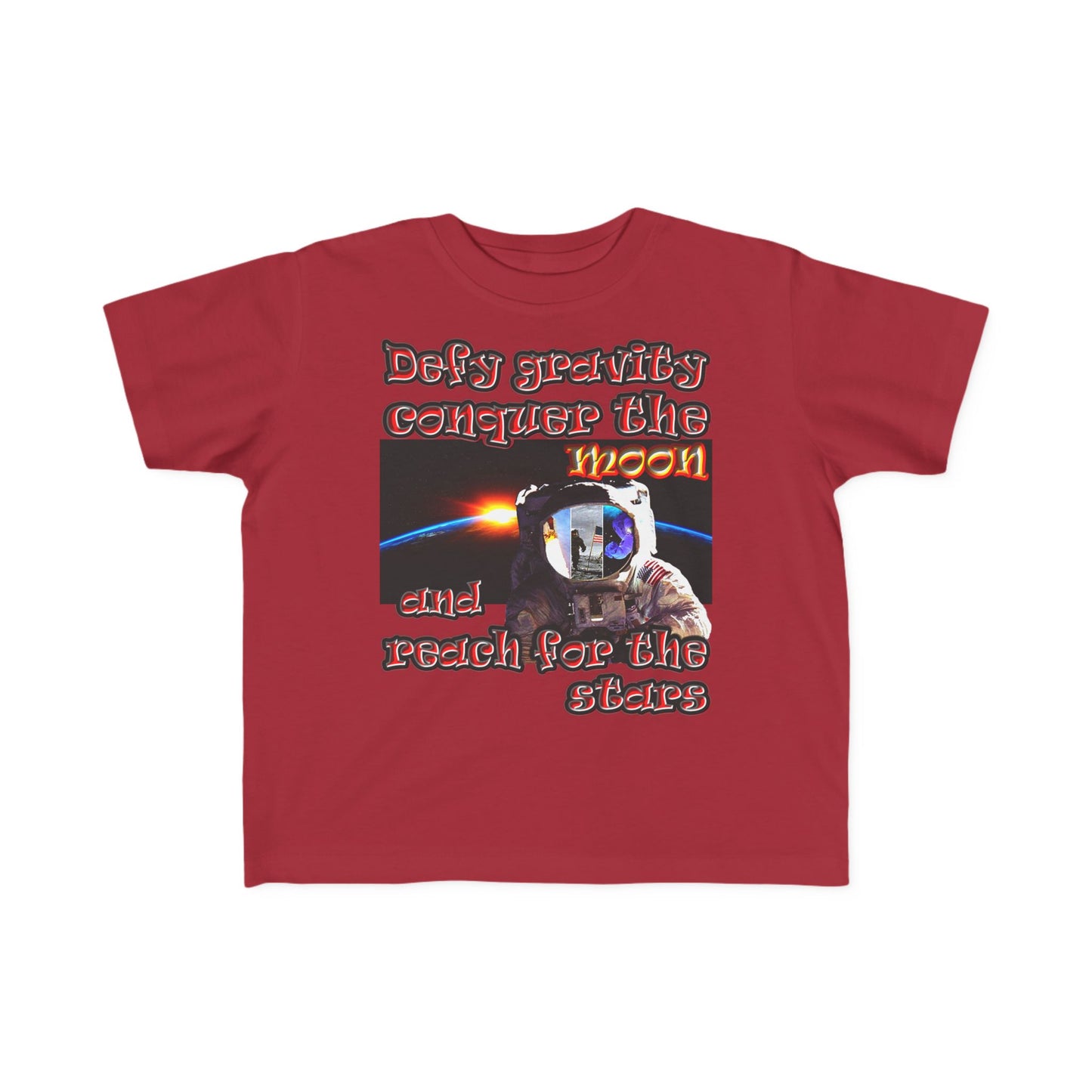defy conquer reach - Toddler's Fine Jersey Tee
