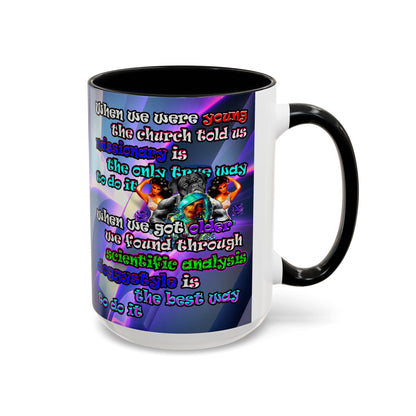 doggystyle - Accent Mug (grey-pink wave)
