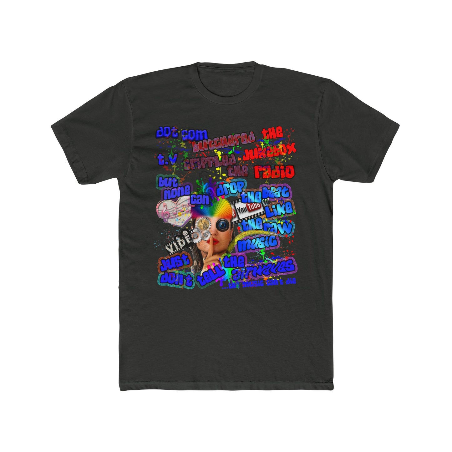 drop the beat - Men's Cotton Crew Tee
