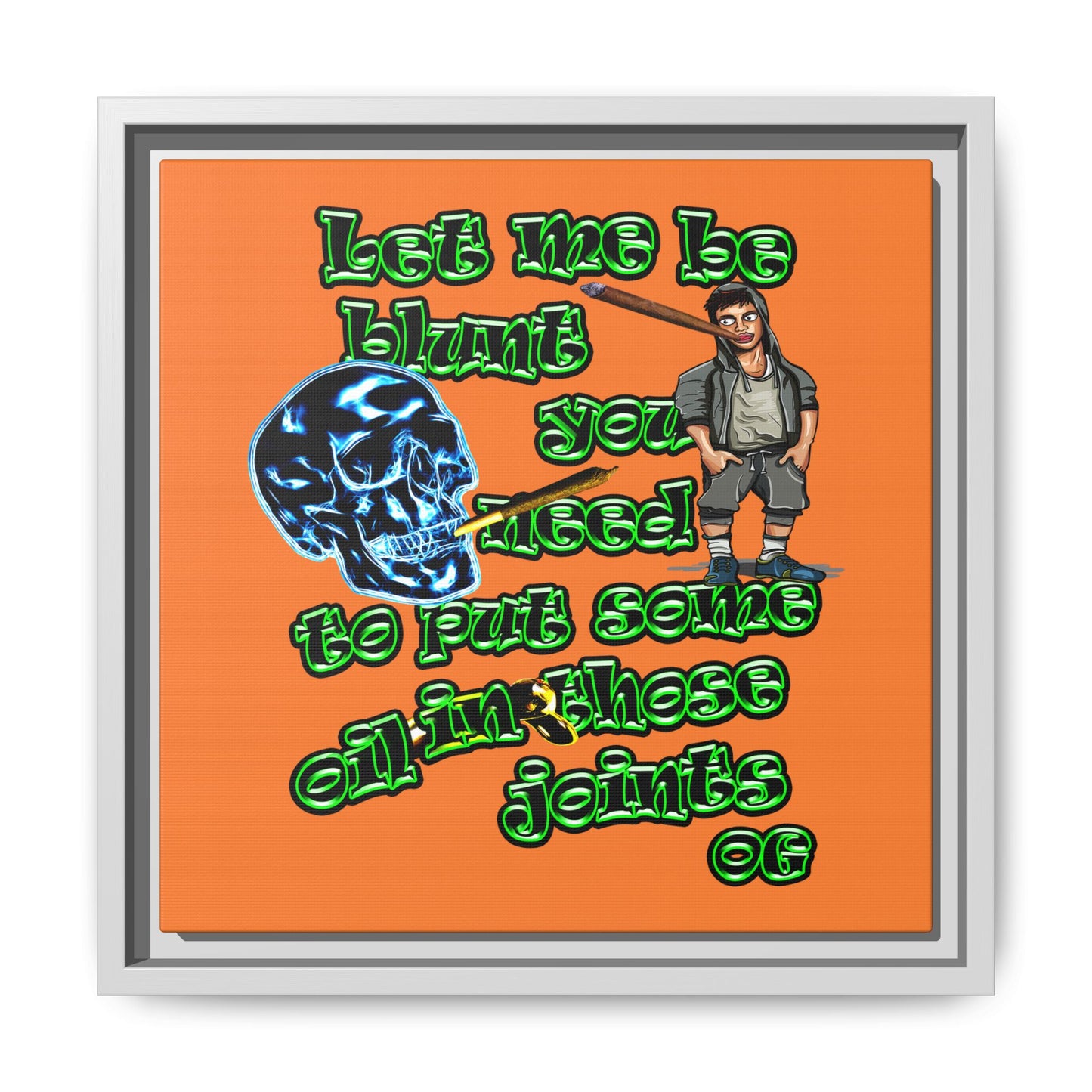 og - framed canvas art (crusta)
