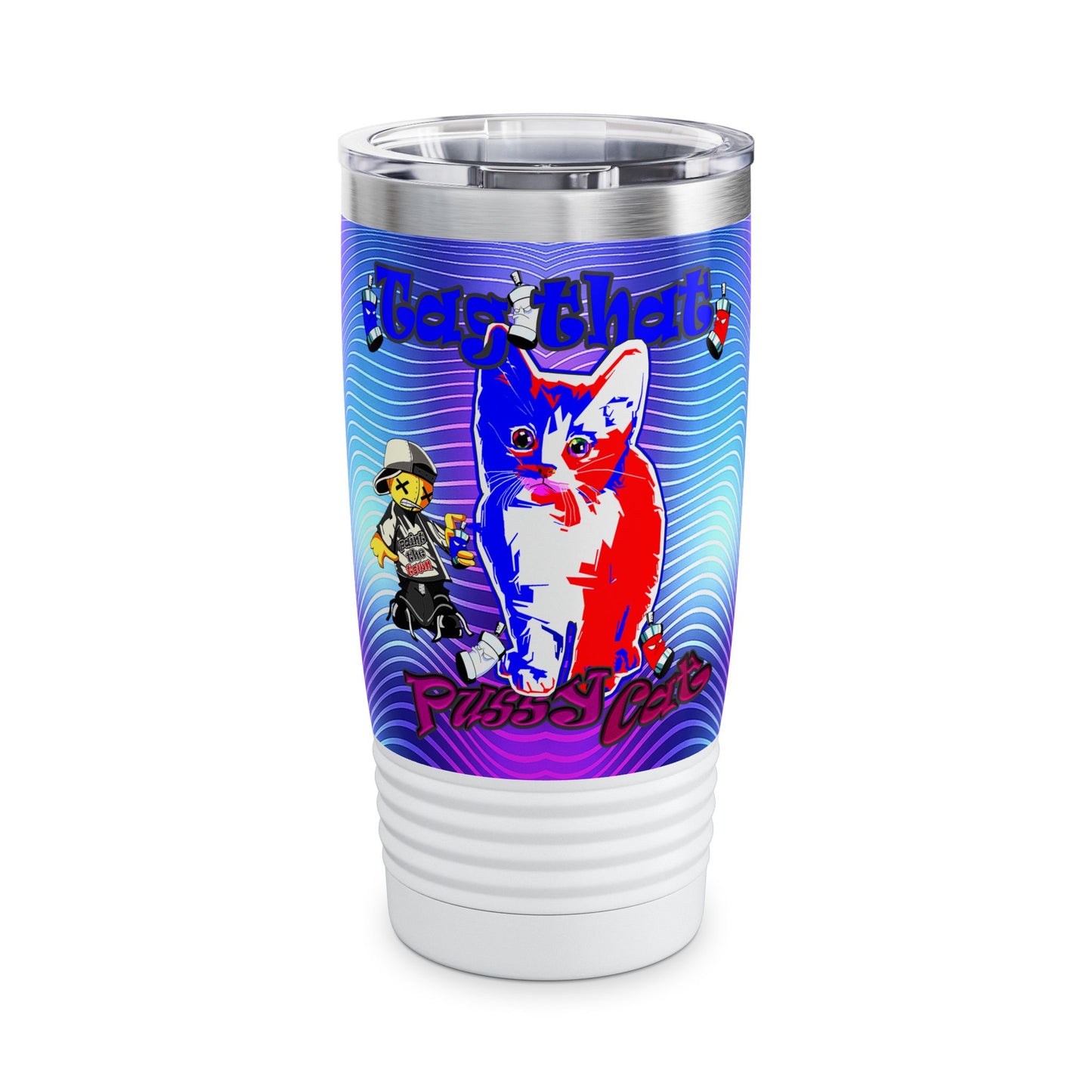 tag that - Ringneck Tumbler, 20oz (purple wave)