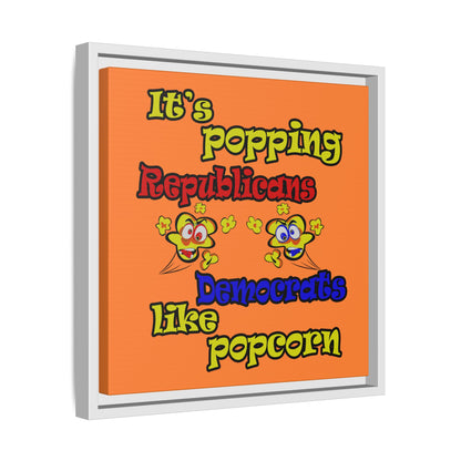 popping like popcorn - framed canvas art (crusta)