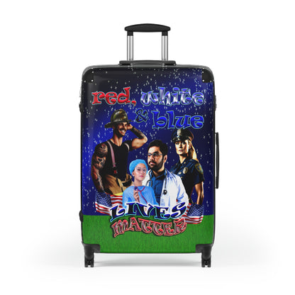 rw&b lives matter - Suitcase ('snoops' background)