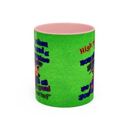 high noon - Accent Mug (green turf)