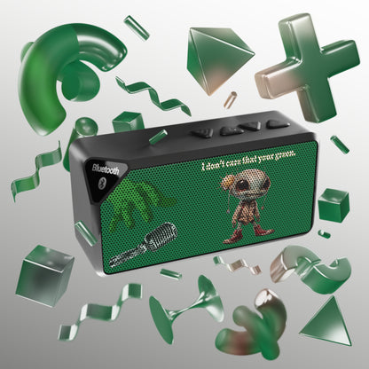 I don't care that your green - Jabba Bluetooth Speaker (dark green)