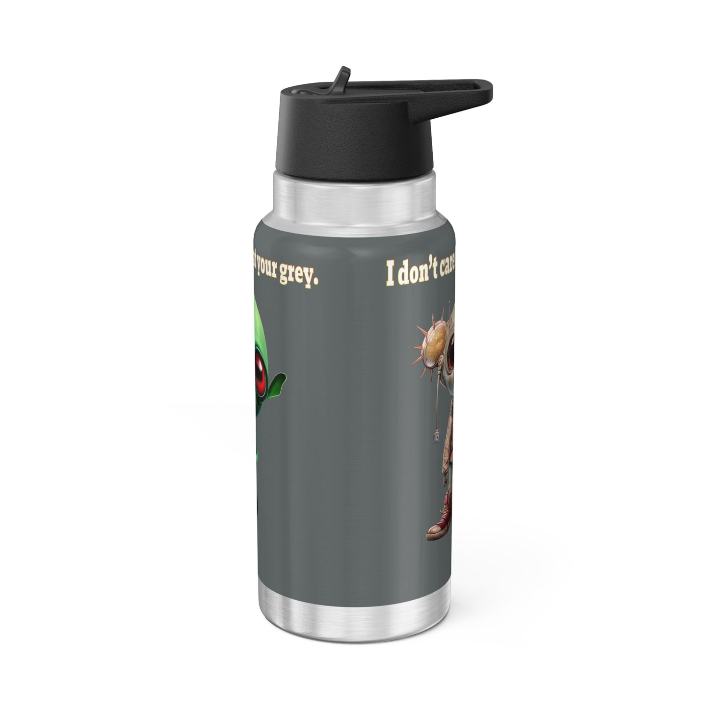 I don't care that your grey - Gator Tumbler, 32oz (dark grey)