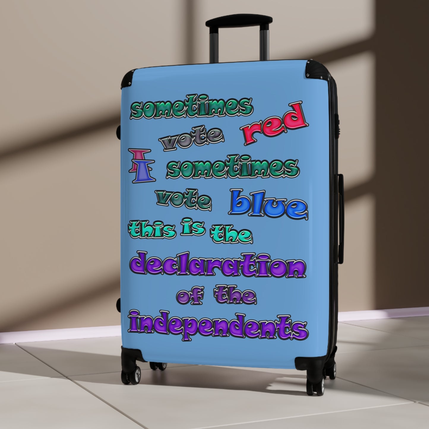 declaration of the independents - Suitcase (light blue)