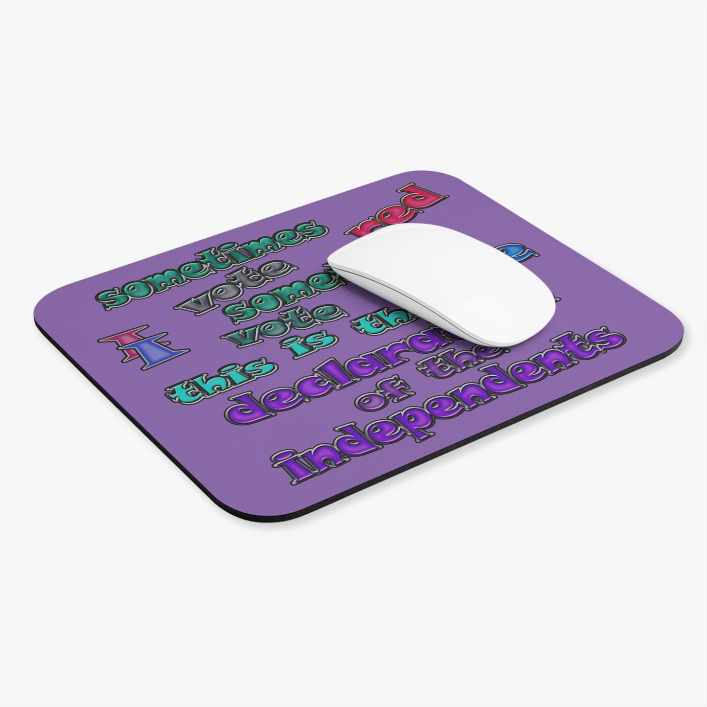 declaration of the independents - Mouse Pad (Rectangle) (light purple)