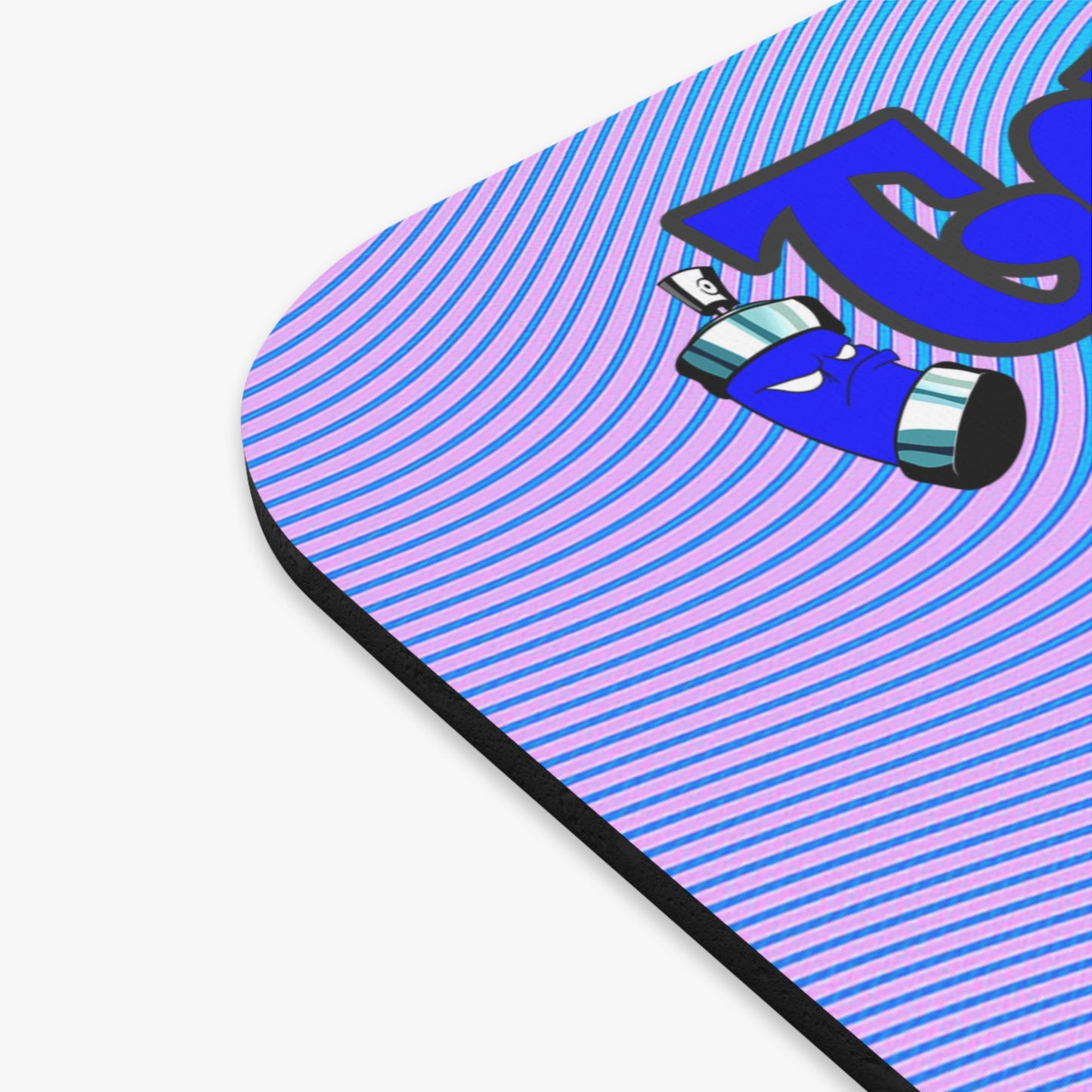 tag that - Mouse Pad (Rectangle) (light blue-purple wave)